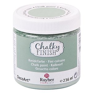 RAYHER HOBBY 38868408 Chalky Finish auf Wasser-Basis, Kreide-Farbe für Shabby-Chic-, Vintage- und La