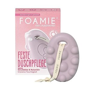 Foamie Festes Duschgel mit Kirschblüte & Reismilch