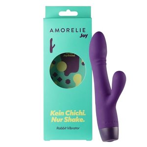 AMORELIE Joy – Rabbit Vibrator Shake für Frauen | Wasserdicht Wiederaufladbar aus Silikon & ABS