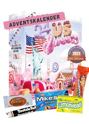 US Süßigkeiten Adventskalender 2023