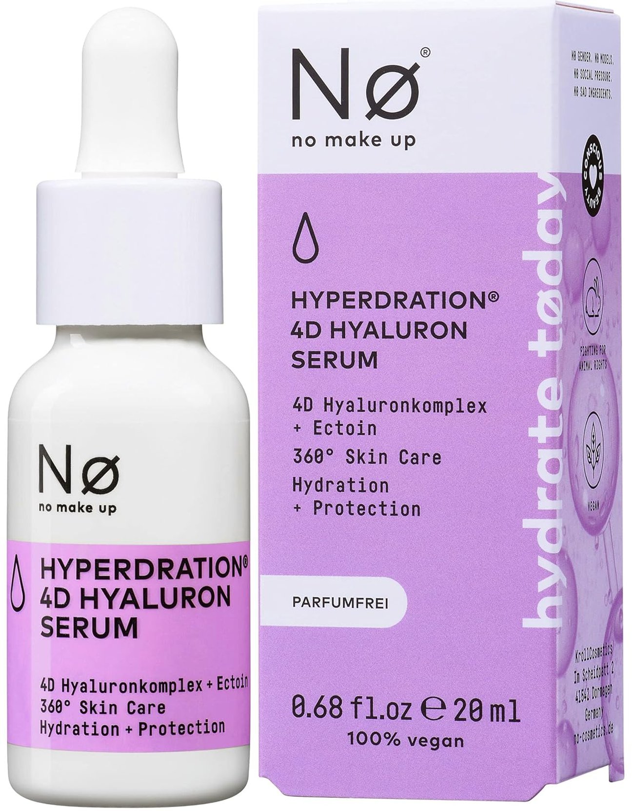 Nø hydrate today HYPERDRATION 4D HYALURON SERUM