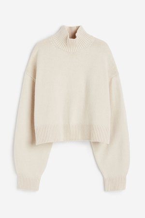 Oversized Pullover mit Turtleneck