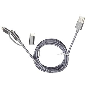 Ladekabel 3-in-1 (Lightning, USB-C, Micro-USB)
