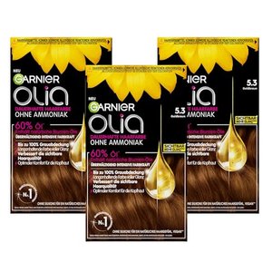 Garnier Olia - dauerhafte Haarfarbe ohne Ammoniak (3 Stück)