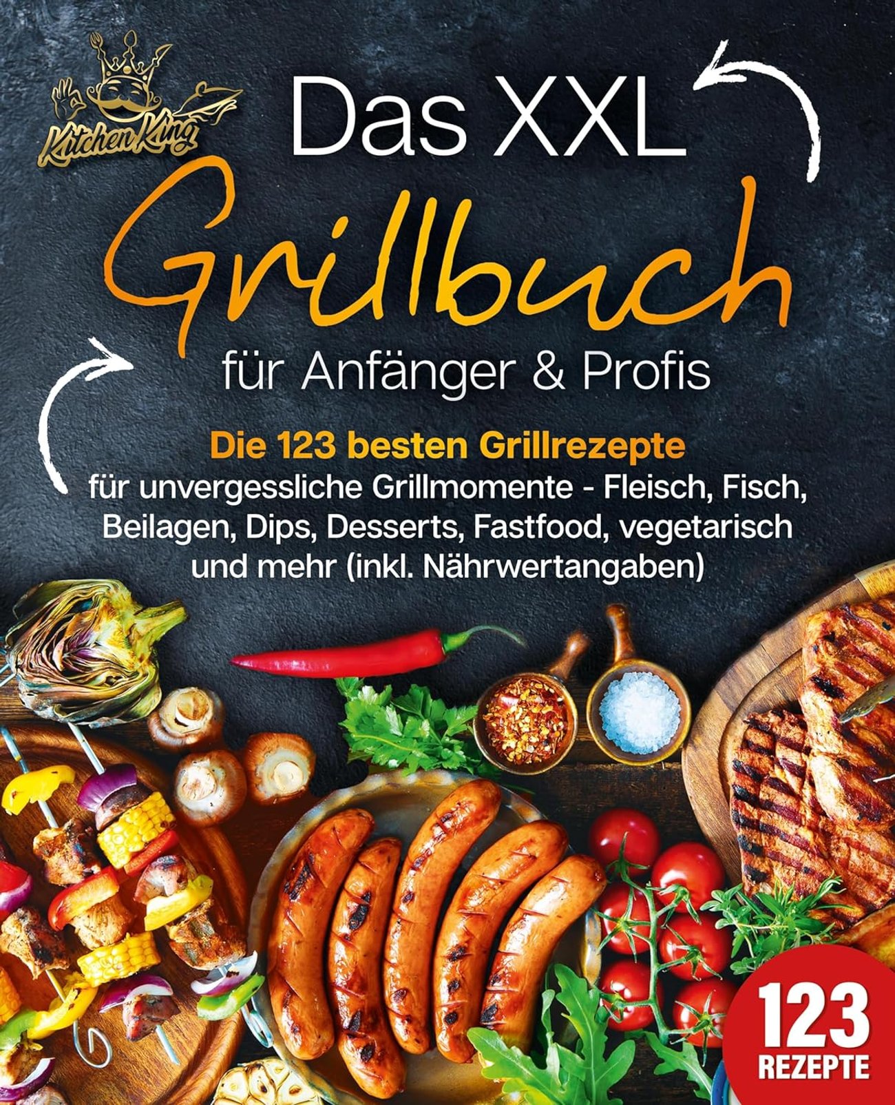 Amazon | XXL-Grillbuch – 123 Rezepte