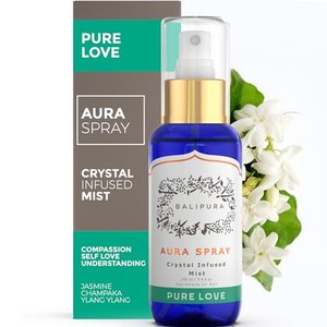 Healing Crystals Aura Spray mit ätherischen Ölen aus Bali