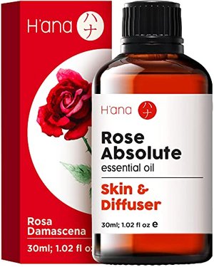 Hana Rose Absolute Essential Oil – lindert Stress und spendet der Haut Feuchtigkeit – für süßere, st