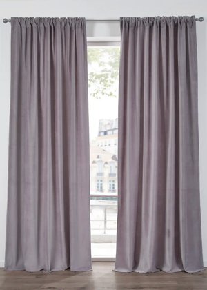 Samt-Vorhang aus Bio-Baumwolle