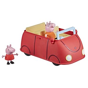 Peppa Pig Peppa’s Adventures Peppas rotes Familienauto Vorschulspielzeug, Sprache und Soundeffekte, 