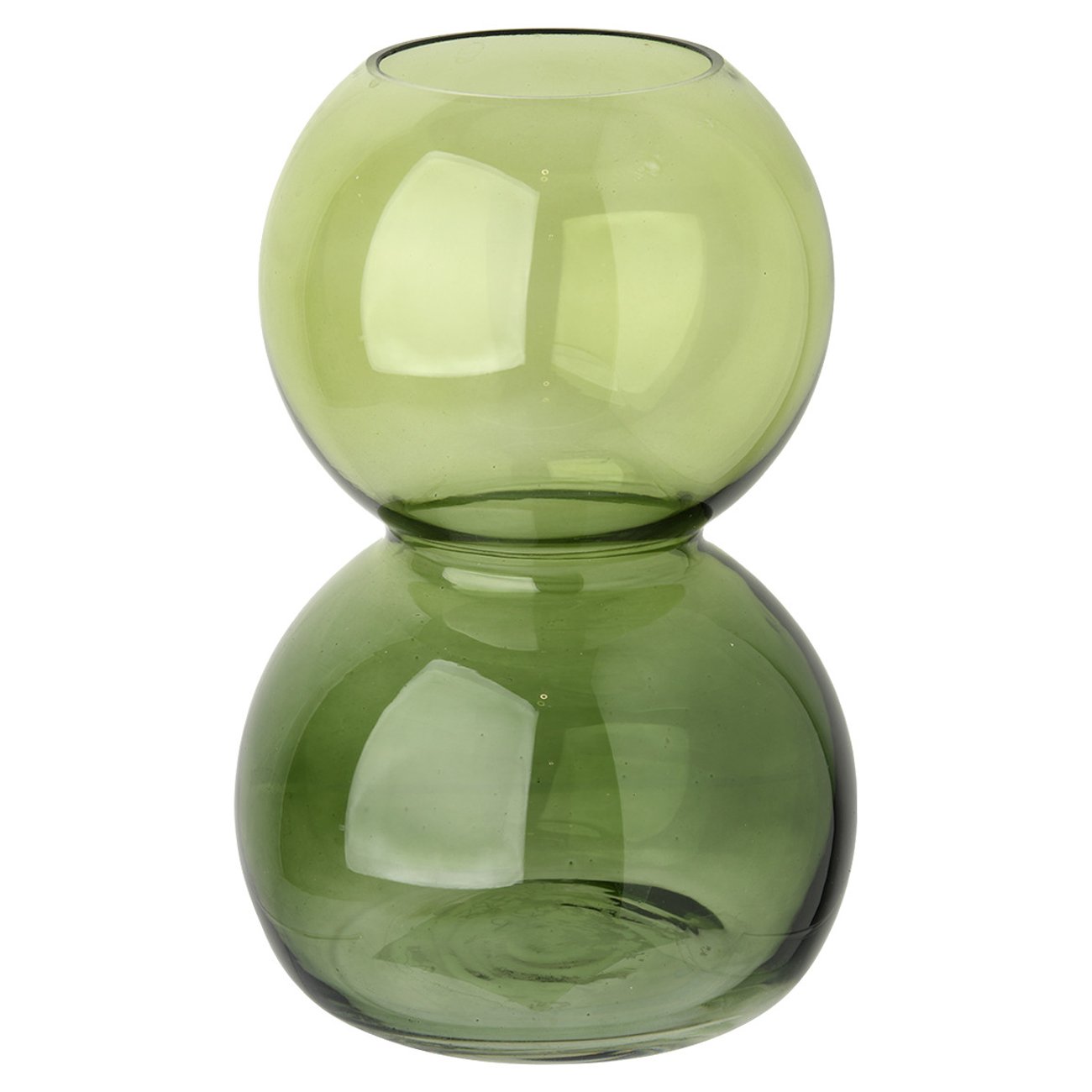 Vase in welliger Form