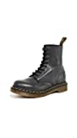 Dr. Martens PASCAL Virginia BLACK, Damen Combat Boots, Schwarz (Black)