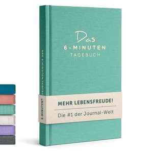 6-Minuten Tagebuch für Erwachsene 2025 (Das Original)