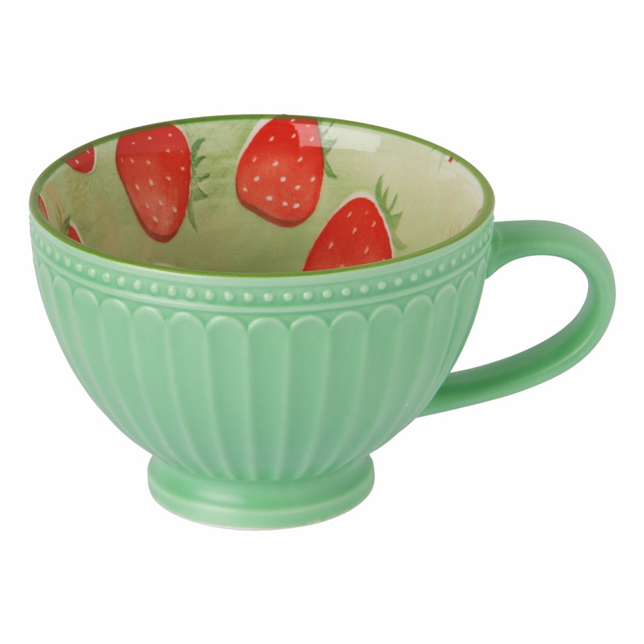 Tasse mit Erdbeer-Design