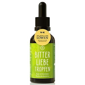 BitterLiebe Original Bitterstoffe Tropfen 50ml aus Die Höhle der Löwen - hochdosierte Bittertropfen 