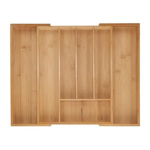 Ausziehbarer Besteckkasten mit 5 bis 7 Fächen