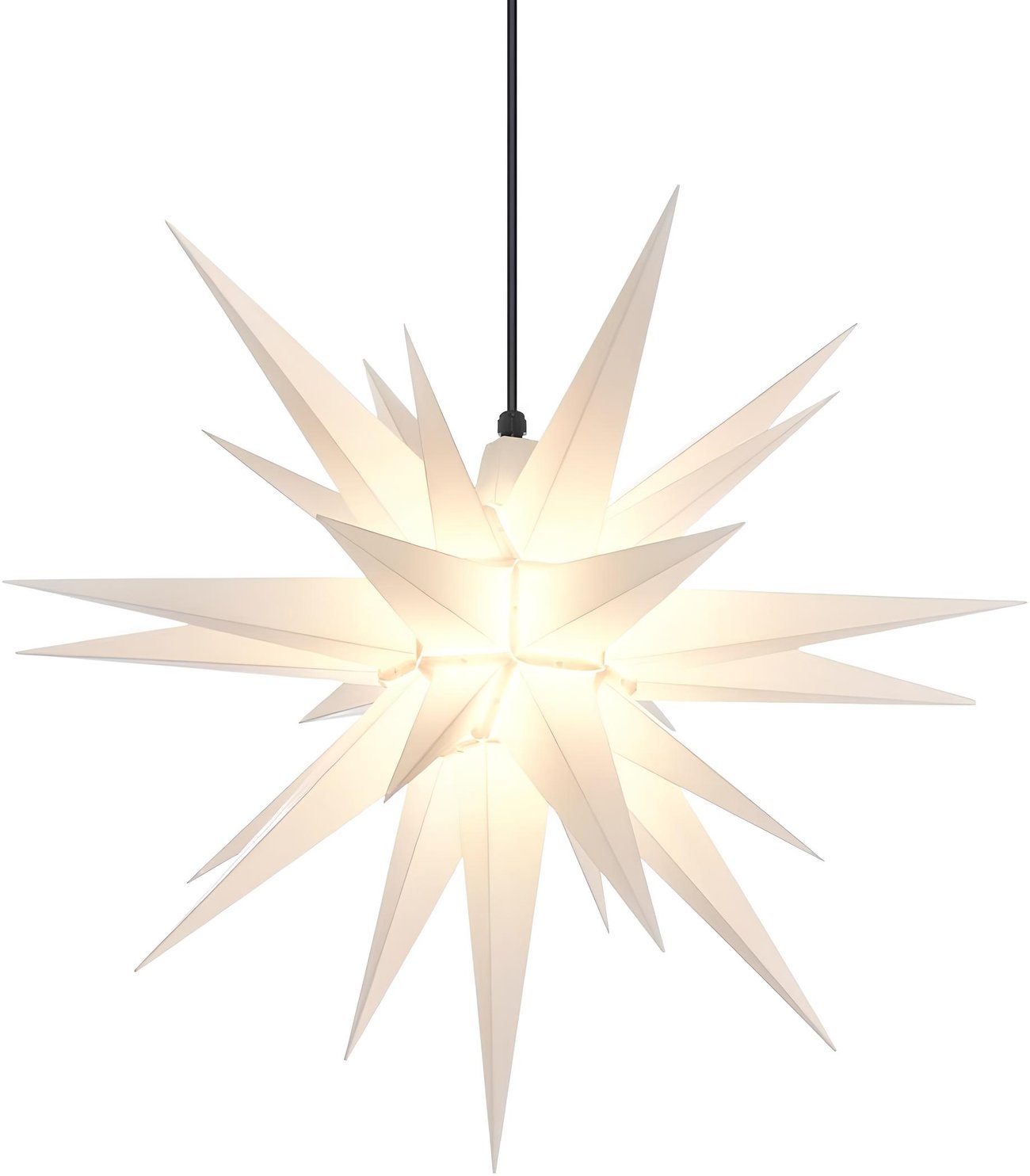 Herrnhuter Stern A7 Weiß Wetterfest