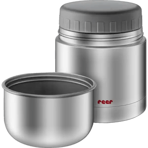 Reer Edelstahl-Warmhaltebox für Nahrung mit Becher