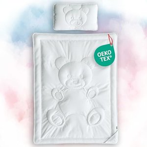KNERST Set Kinderdecke 100x135 und Kissen