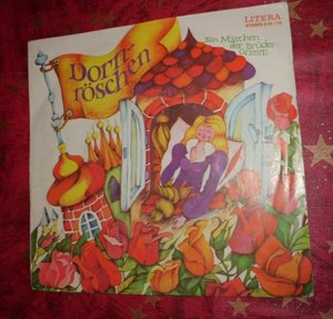 DDR + Dornröschen   Brüder Grimm Märchen Vinyl Single  Litera  Schallplatte