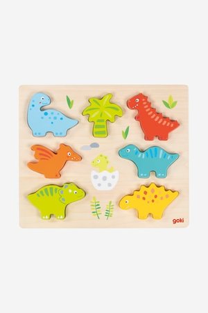 Goki Puzzle Dinosaur - Weiß - Kinder