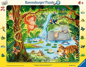 Ravensburger Kinderpuzzle - 06171 Dschungelbewohner