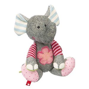 SIGIKID 38709 Elefant Patchwork Sweety Kuscheltier