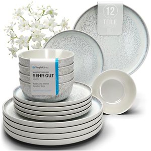 Steingut Geschirrset