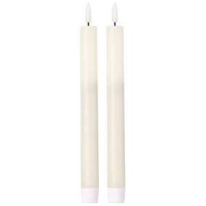 2 LED Stabkerzen im Set