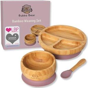 Bubba Bear Rutschfestes Bambusset