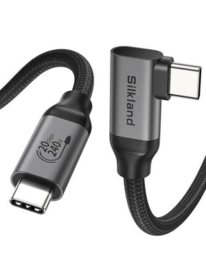 Silkland USB-C-Kabel (240 Watt / 20 GBit/s) – 0,5 Meter