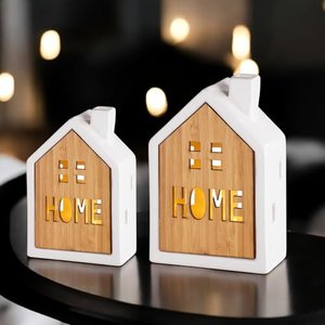 GILDE Deko-Lichterhäuser