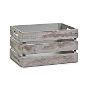 Zeller&#x20;15137&#x20;Aufbewahrungs-Kiste&#x20;&#x27;Vintage&#x20;grau&#x27;