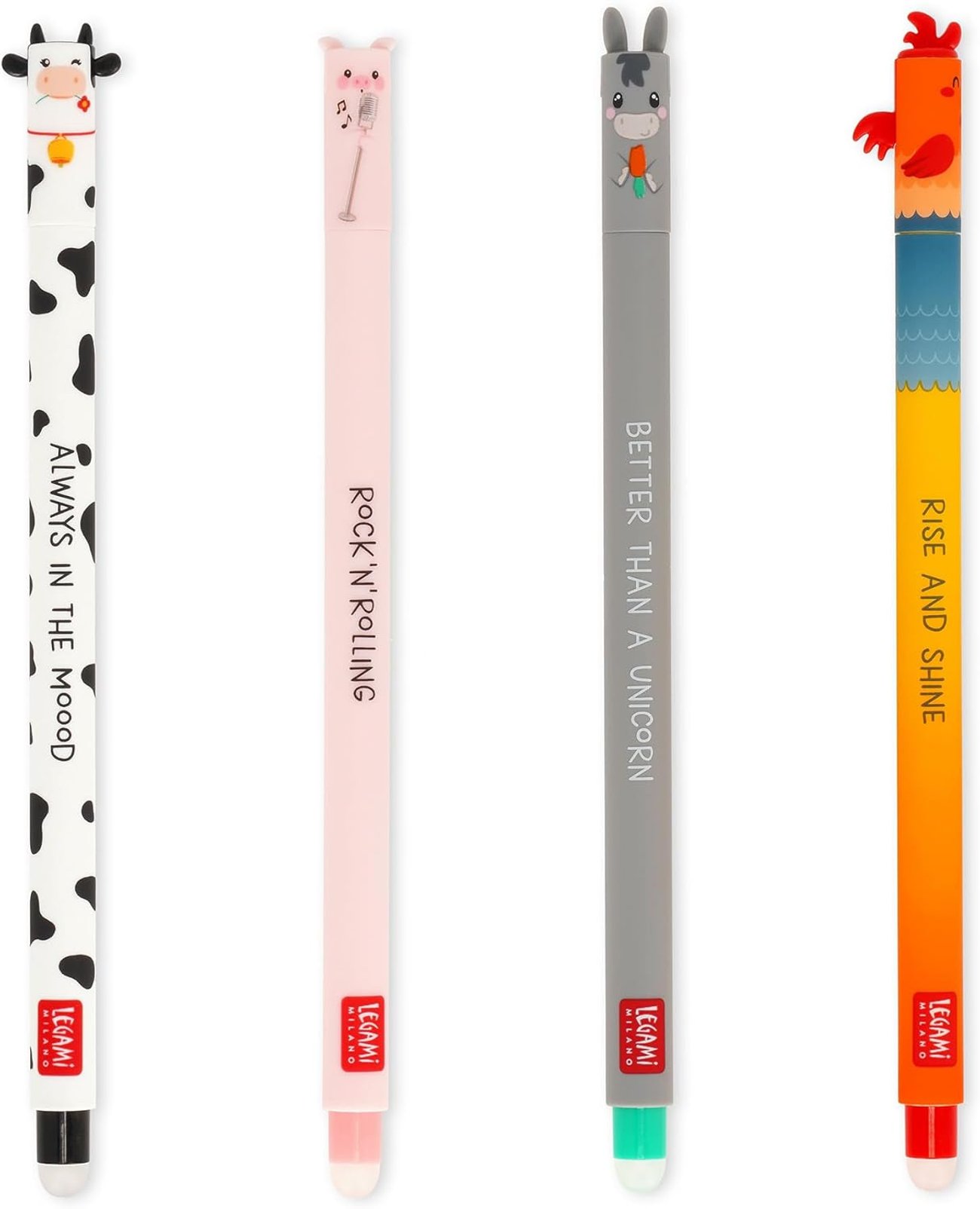Farm Sweet Farm: Legami-Set mit 4 Gelstiften