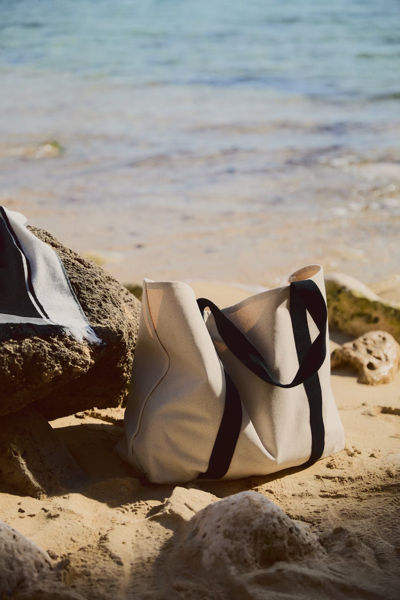 Strandtasche aus Canvas