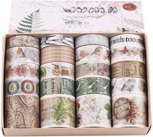 Lychii 20 Rollen Washi Tape Set