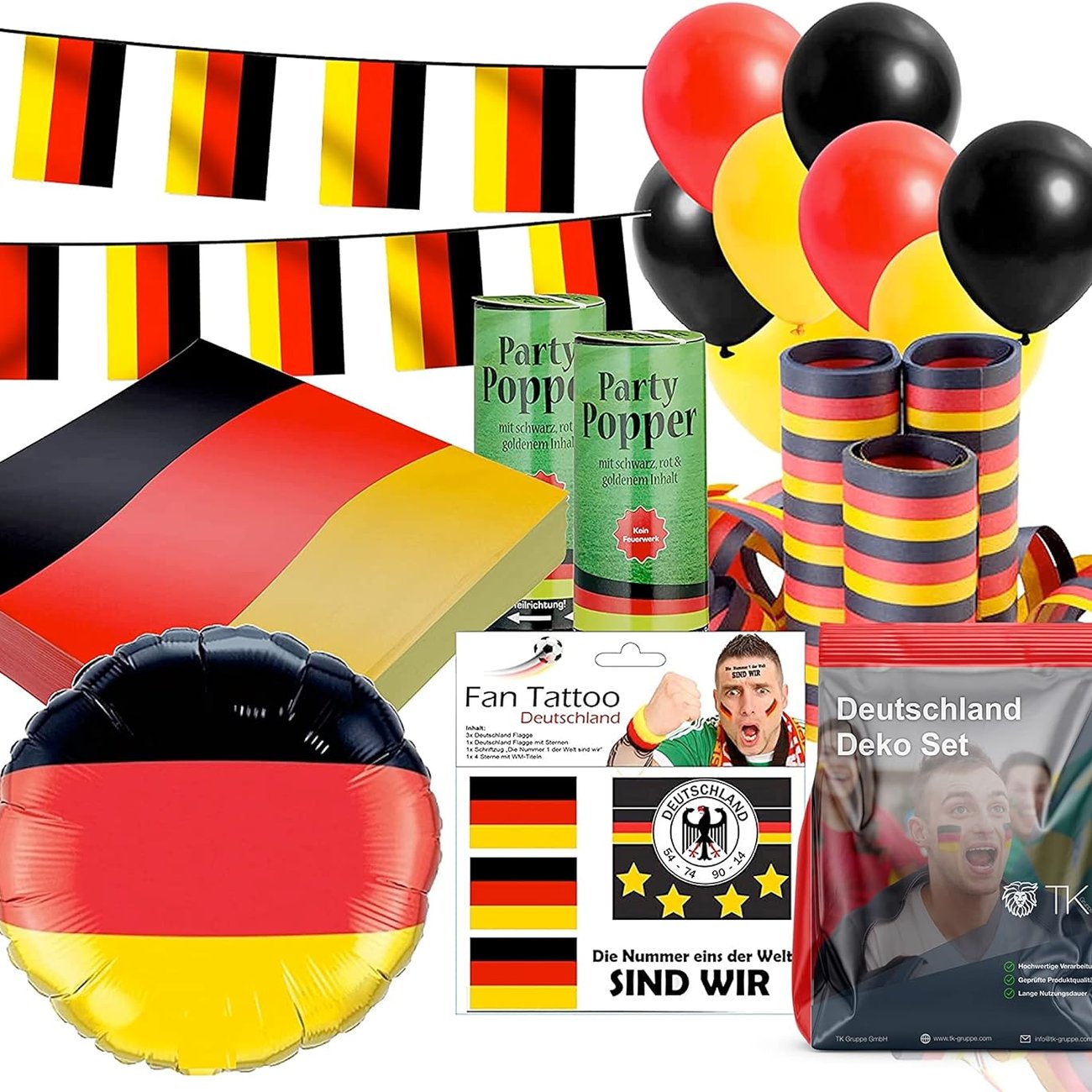 XXL Deutschland Deko EM 2024