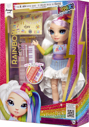 MGA Rainbow High Jr High Rockband Fashion Puppe Amaya Raine