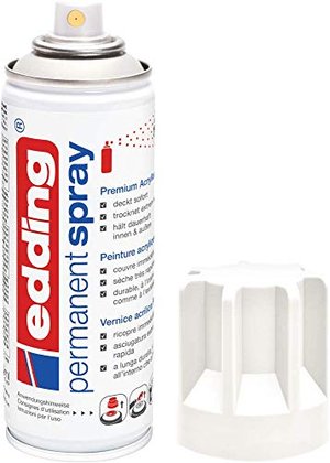 edding Permanent-Spray - weiß matt - Acryllack 