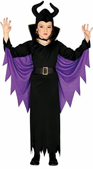 FIESTAS GUIRCA Bösartige Maleficent Kostüm für Mädchen
