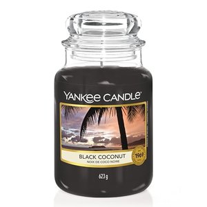 Yankee Candle Duftkerze im Glas Black Coconut