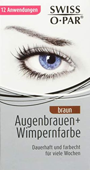 Swiss-O-Par Augenbrauen und Wimpernfarbe. Braun - 12 Anwendungen