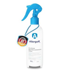 Allergoff Milbenspray 400ml - 100% giftfrei - Effektivstes Milbenspray für Matratzen & Polster - Kin