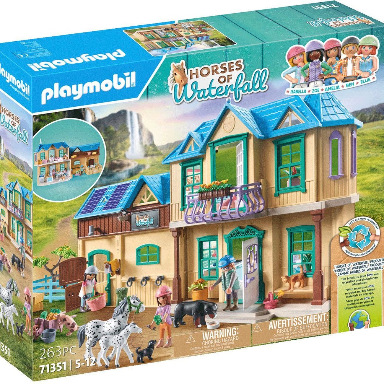 Konstruktions-Spielset Waterfall Ranch (71351) (263 St)