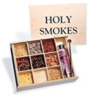 "Holy Smokes" Geschenkset mit 9 Weihrauchsorten, Räucherkohle, Kupferlöffel und Anleitung