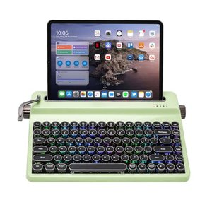 Wireless Typewriter Hot Swap Retro Mechanical Keyboard