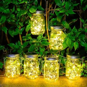 6 Stück Solarlampen für Außen