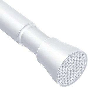 AIZESI – Gardinenstange ohne Bohren, Teleskopstange (70 bis 120cm)