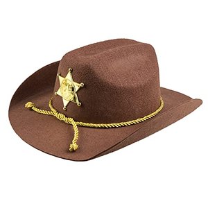 Sheriff-Hut: Kopfbedeckung für Deputy-Kostüm