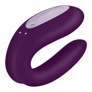 Satisfyer 'Double Joy Connect App' Paar-Vibrator 9 cm | Sex-Spielzeug für Paare extrem stark | Vielf