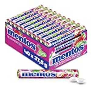 Mentos Erdbeer-Mix Dragees, 40 Rollen